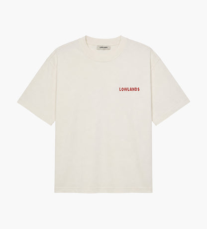 Lowlands Line-up T-shirt White