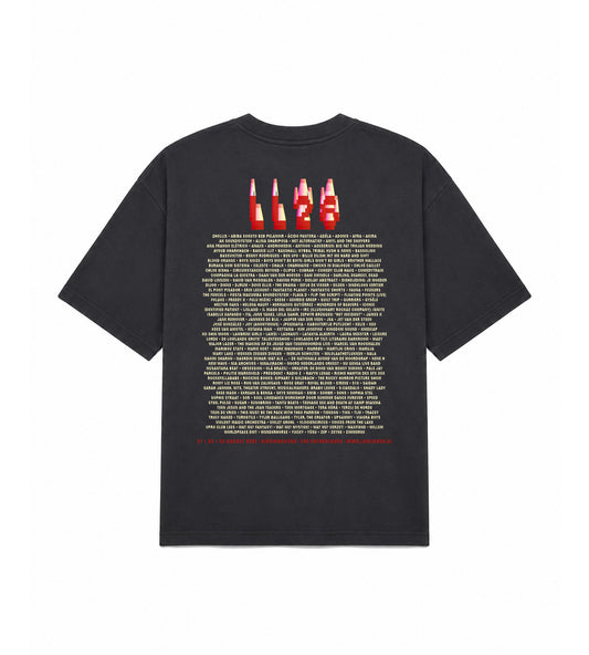 Lowlands Core Line-up T-shirt Black