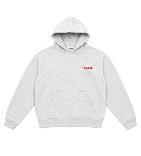 Lowlands Line up Hoodie Grey