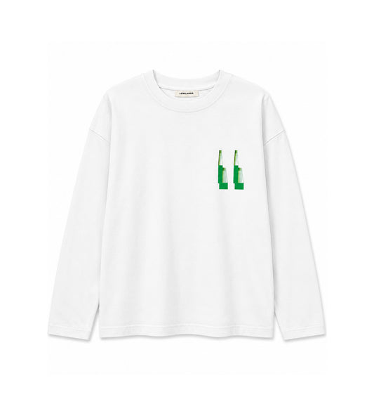 Lowlands Field Longsleeve White