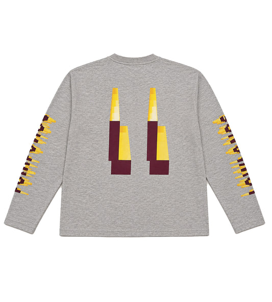 Lowlands Logo Longsleeve Grey