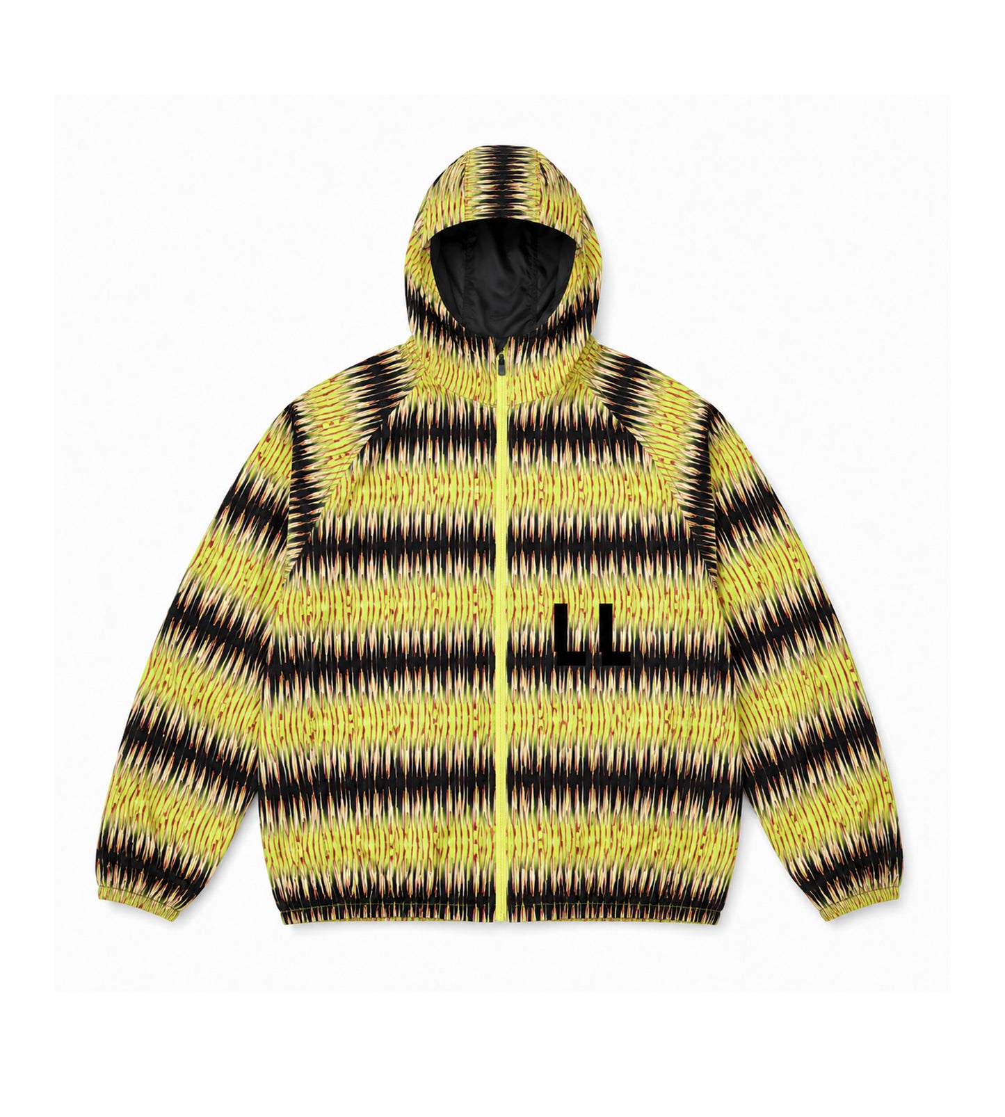 Lowlands packable rain jacket Yellow