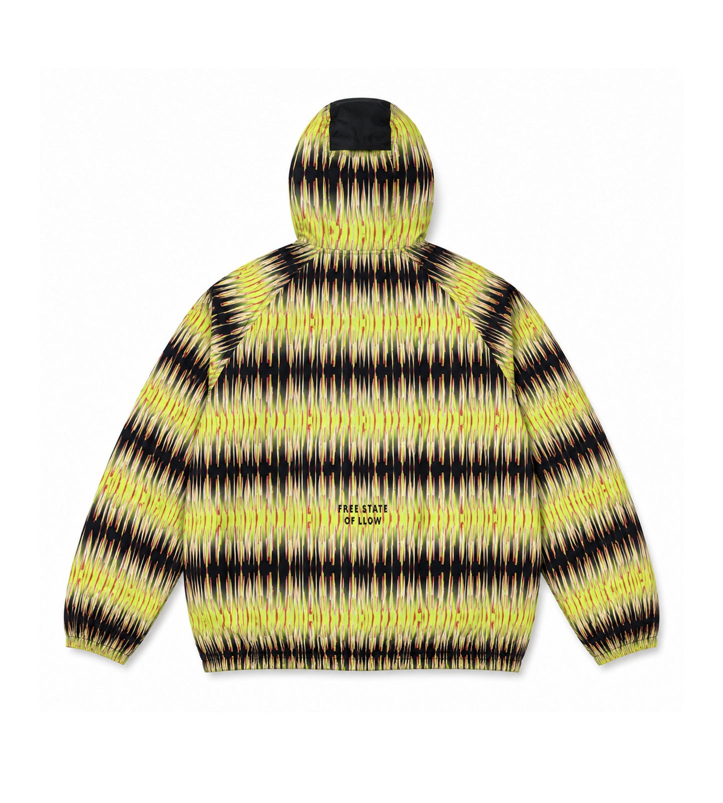 Lowlands packable rain jacket Yellow