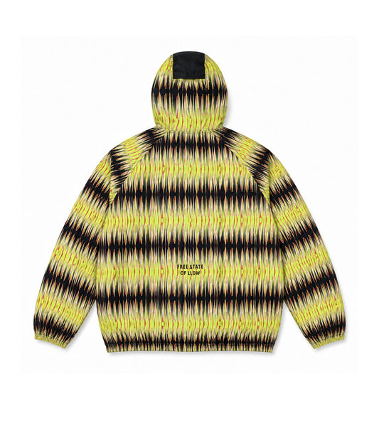 Lowlands packable rain jacket Yellow