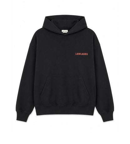 Lowlands Line up Hoodie Black