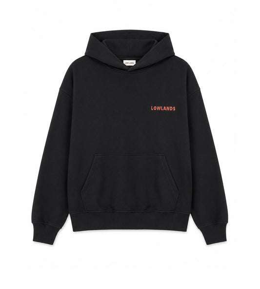 Lowlands Line up Hoodie Black