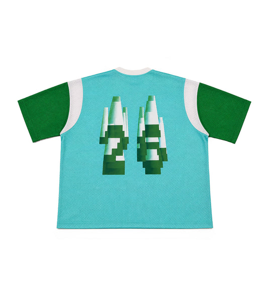 Lowlands Mesh V-Neck Mint