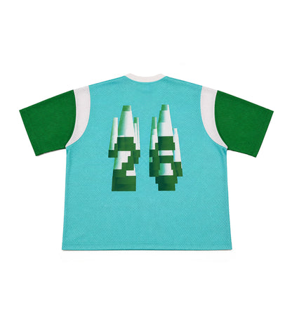 Lowlands Mesh V-Neck Mint
