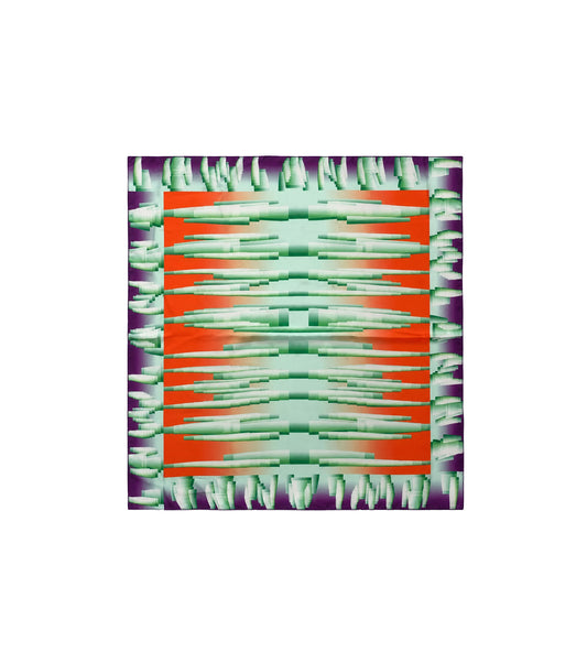Lowlands Scarf Green/Red